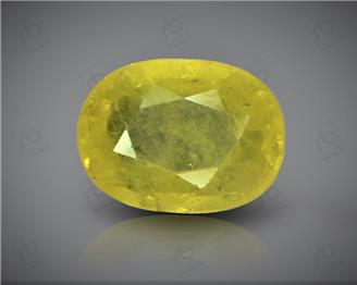 Natural Heated & Treated Yellow Sapphire Certified 3.58 CTS (DIN 86197 )